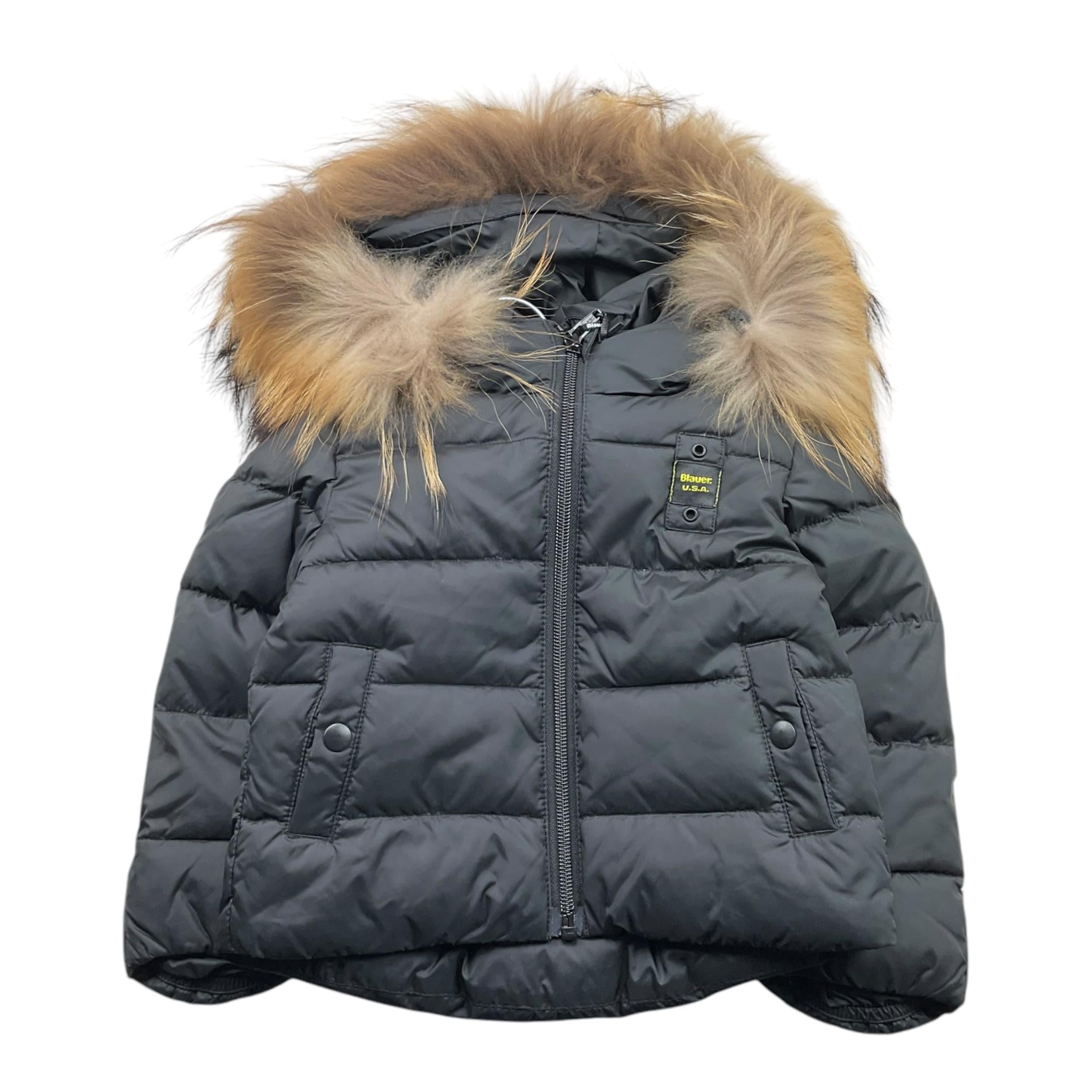 BLAUER giubbino tinta unita con zip e cappuccio Nero per Neonato 23WBBXC02296 NERO BLAUER 