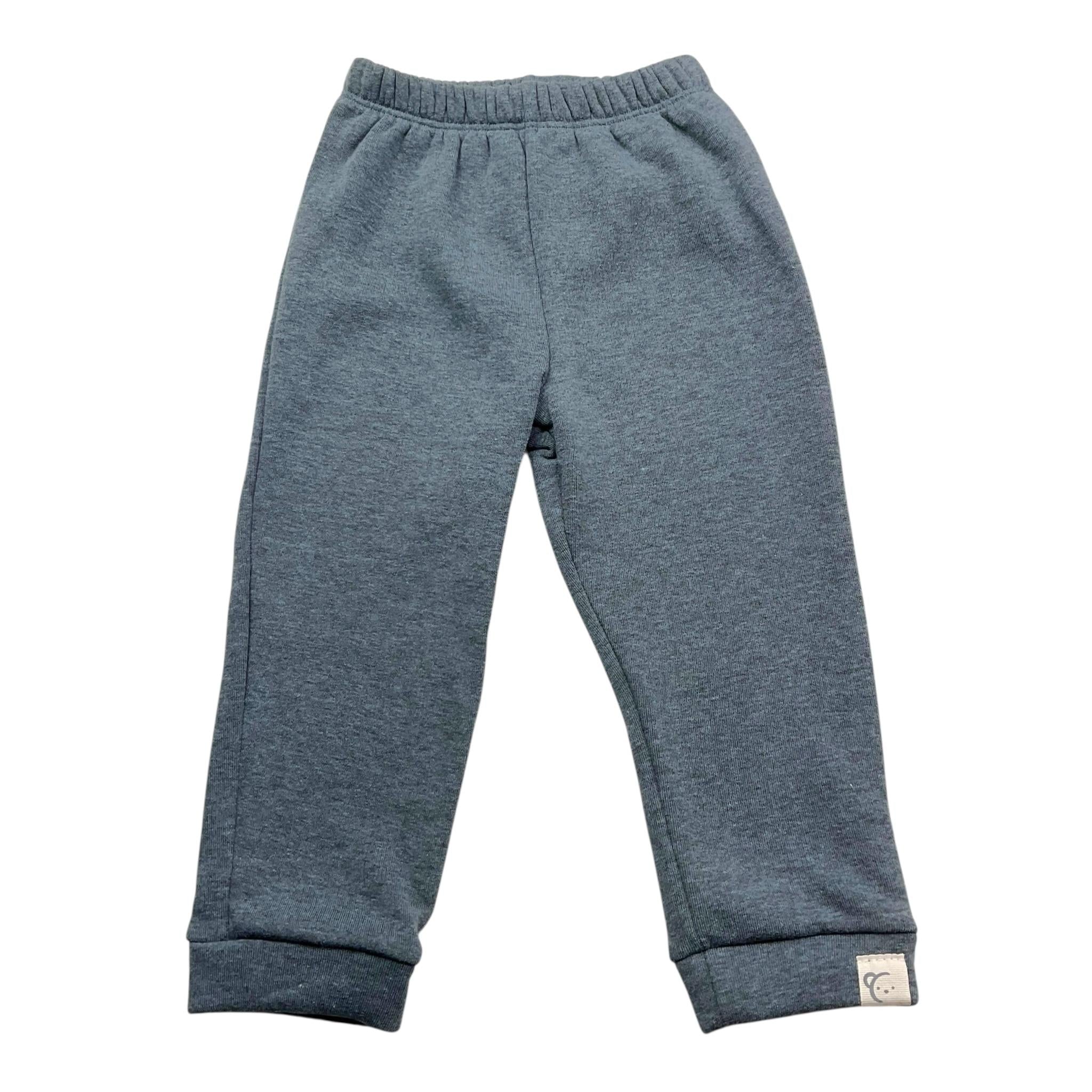 CALAMARO pantalone tuta tinta unita con elastico in vita Blu per Bambino 16057 BLU CALAMARO 
