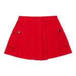 Max&Co. Gonna Tinta Unita con Tasche per Bambina MX0132 ROSSO MAX&Co. 