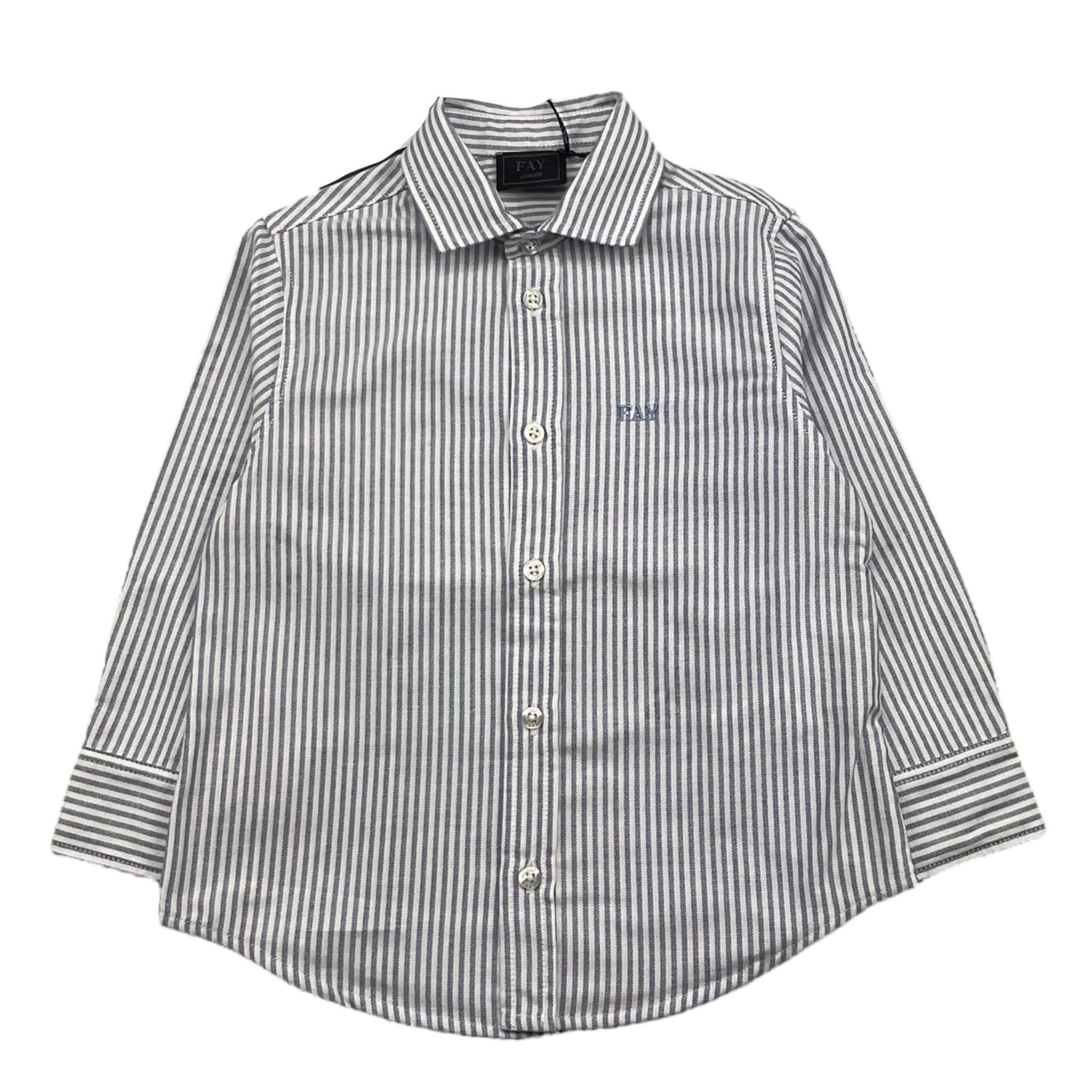 FAY camicia manica lunga fantasia a righe Bianco/blu per Neonato FV5P30Z BIANCO/BLU FAY 