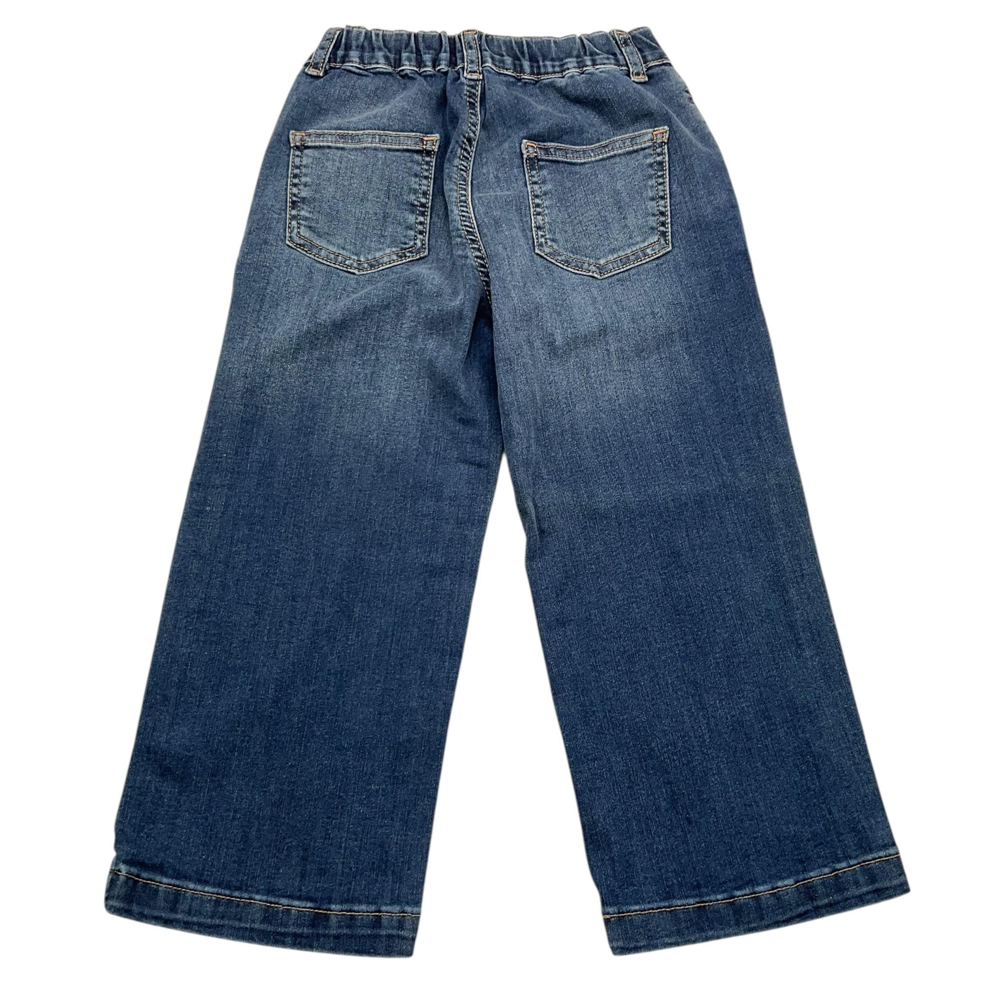 LIU JO jeans tinta unita modello palazzo Blu per Neonata KF2178N BLU LIU JO 