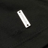Monnalisa t-shirt Tinta Unita con Cappuccio E Trasparenze per Bambina 41E611 NERO MONNALISA 