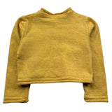 Le Bebe Coprispalle Tinta Unita con Bottoni In Contrasto per Neonata LBG0427 GIALLO OCRA LE BEBE 