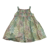 Yoedu Solid Color White Flower Pattern Dress for Girls