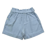 Liu Jo Short Solid Color With Elastic Waist Light Blue For Girls