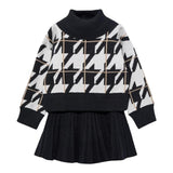 ABEL & LULA completo 2 pezzi maglia-gonna Nero per Bambina 5547 NERO ABEL & LULA 