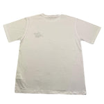 t-shirt girocollo tinta unita con stampa in contrasto PP4048 BIANCO PAOLO PECORA 