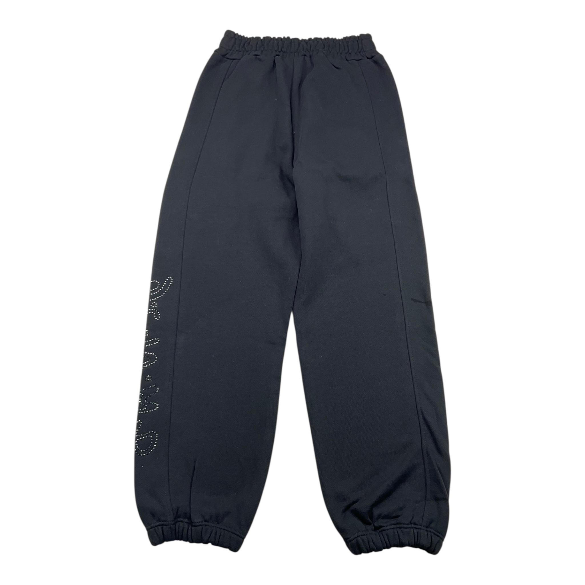 DISCLAIMER pantalone tuta tinta unita con elastico in vita Nero per Bambina 24IDK58338 NERO DISCLAIMER 