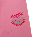 Mousse Leggins Tinta Unita con Stampa per Bambina SKL377P ROSA MOUSSE 