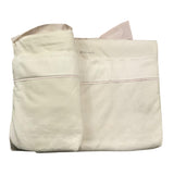 Minu' Two-Tone Blanket With White/Pink Tulle For Newborn