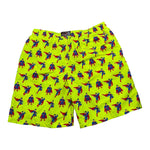 Saint Barth Costume Tinta Unita con Stampa Superman per Bambino SUPER GIALLO FLUO SAINT BARTH 