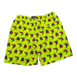 Saint Barth Costume Tinta Unita con Stampa Superman per Bambino SUPER GIALLO FLUO SAINT BARTH 