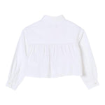 Max&Co. Camicia Tinta Unita con Bottoni per Bambina MX0072 BIANCO MAX&Co. 