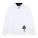 JOHN RICHMOND camicia tinta unita con logo Bianco per Bambino RBA24016CA BIANCO JOHN RICHMOND 