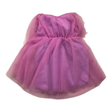 Minimo Plain Lilac Tulle Dress For Baby Girl