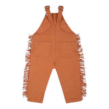 STELLA McCARTNEY salopette tinta unita con frange Marrone per Neonato TVA522 MARRONE STELLA McCARTNEY 