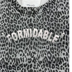 LU LU BY MISS GRANT felpa tinta unita con fantasia maculata Grigio per Bambina LL3338 GRIGIO LU LU BY MISS GRANT 