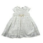 Chicchi Volanti Abito Mezza Manica tinta unita Bianco per Bambina CTW06 BIANCO CHICCHI VOLANTI 