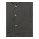 I'M Brian Solid Color Button Down Half Sleeve Shirt Black for Boys