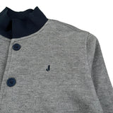 Manila Grace Giubbino Tinta Unitain Piquet per Bambino J3828 BLU MANILA GRACE 