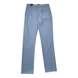 Daniele Alessandrini Plain Trousers With Adjustable Waistline Powder Blue For Boys