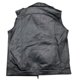 Patriot Sleeveless Jacket Solid Color Black For Boys