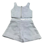 Fun & Fun Completo 2 Pezzi Top-Short per Neonata FNCBTP01031N GRIGIO FUN & FUN 