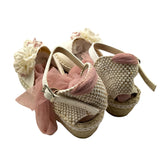Juana Sanchez Plain Espadrilles With Cream Appliques For Girls