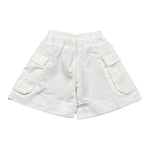Lu Lu By Miss Grant Short Tinta Unita con Elastico In Vita per Bambina LL3367 BIANCO LU LU BY MISS GRANT 