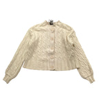 DIXIE cardigan tinta unita con bottoni e trecce Panna per Bambina NB13230G67 PANNA DIXIE 