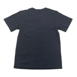 Refrigiwear Solid Color Crew Neck T-Shirt With Black Logo Print For Boys