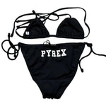 Pyrex Costume 2 Pezzi Triangolo-Mutandina Nero per Bambina 028284 NERO PYREX 