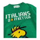 SAINT BARTH maglia girocollo tinta unita con stampa Verde per Bambino DOU0001X VERDE SAINT BARTH 