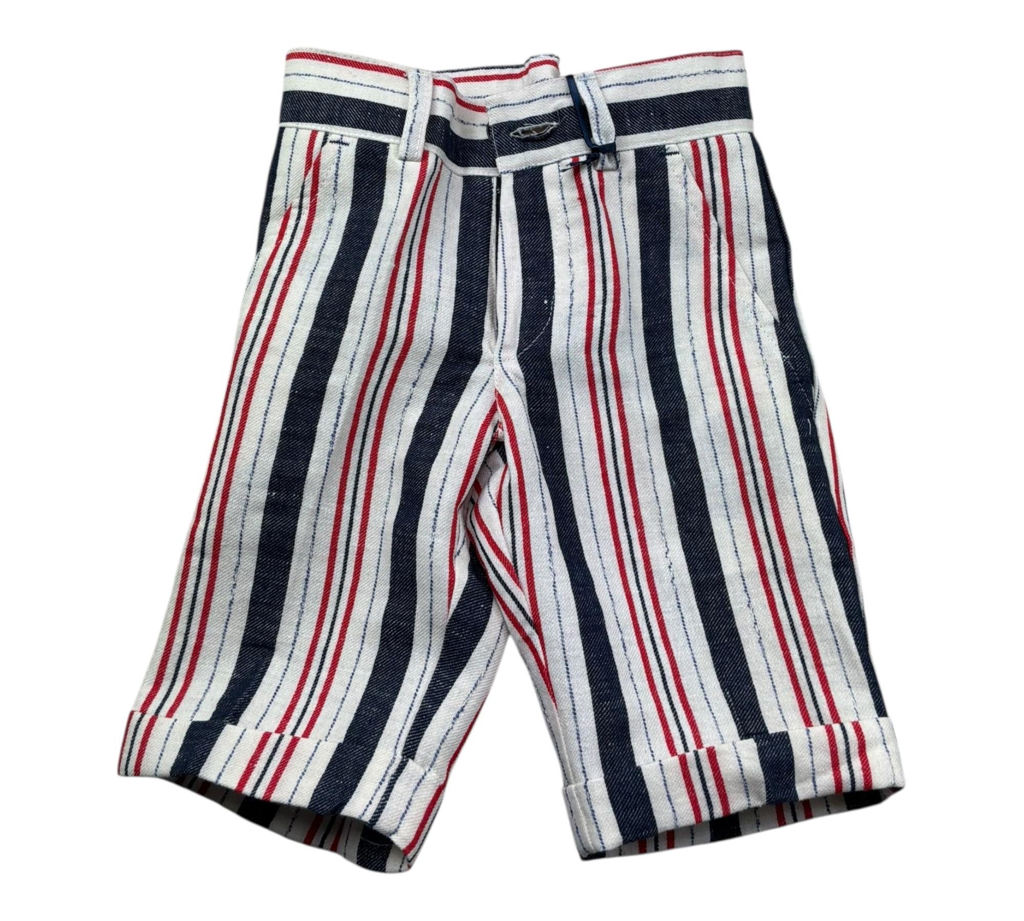 Manuel & Frank Bermuda Fantasia A Righe per Bambino MF2252B MULTICOLOR MANUEL & FRANK 