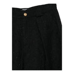 BALMAIN pantalone tinta unita modello palazzo Nero per Bambina BV6S70 NERO BALMAIN 