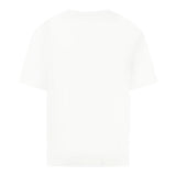 Trussardi T-Shirt Tinta Unita con Stampa per Neonato TBP25030TS BIANCO TRUSSARDI 