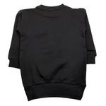 FUN & FUN abito felpa girocollo tinta unita con applicazioni Nero per Bambina FBDR00218 NERO FUN & FUN 