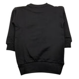 FUN & FUN abito felpa girocollo tinta unita con applicazioni Nero per Bambina FBDR00218 NERO FUN & FUN 