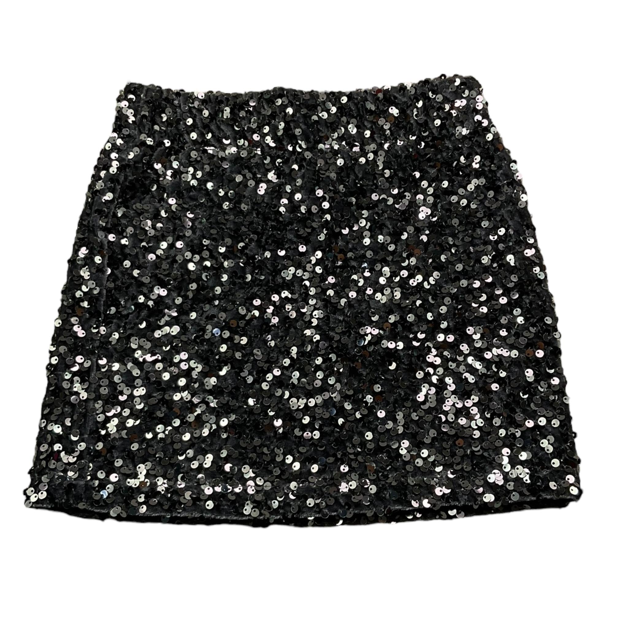 LU LU BY MISS GRANT gonna paillettata tinta unita Grigio per Bambina LL3231 GRIGIO LU LU BY MISS GRANT 