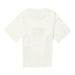 Emporio Armani T-Shirt Girocollo Tinta Unita con Logo per Bambina 3D4TJ6 PANNA EMPORIO ARMANI 