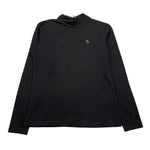 FUN & FUN shirt mezzo collo tinta unita con logo brillantinato Nero per Bambina FNJTS6874 NERO FUN & FUN 