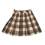 MOSCHINO gonna tinta unita con fantasia quadri Panna per Bambina HDJ041 PANNA MOSCHINO 