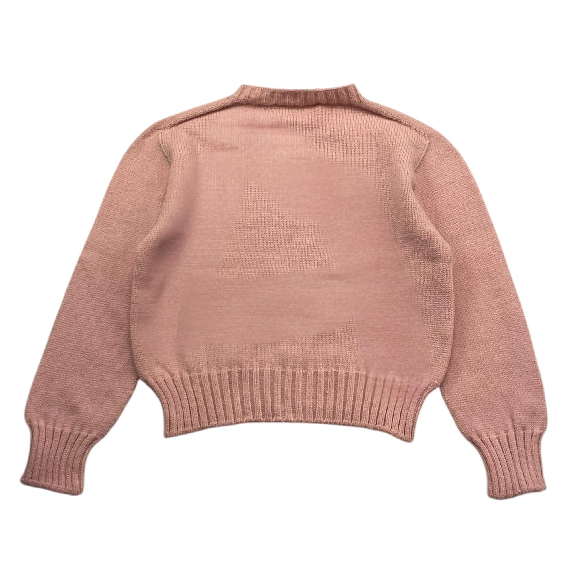 VICOLO maglia girocollo tinta unita con stampa Rosa per Bambina 3141W00160X ROSA VICOLO 