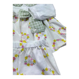 Le Bebe Completo 2 Pezzi Shirt-Ghettina per Neonata LBG6241 BIANCO LE BEBE 