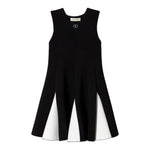TWINSET abito tinta unita giromanica Nero per Bambina 242GJ2011X NERO TWINSET 