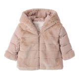 MINI BANDA giubbino tinta unita con zip e cappuccio Beige per Neonata 3A783X BEIGE MINI BANDA 