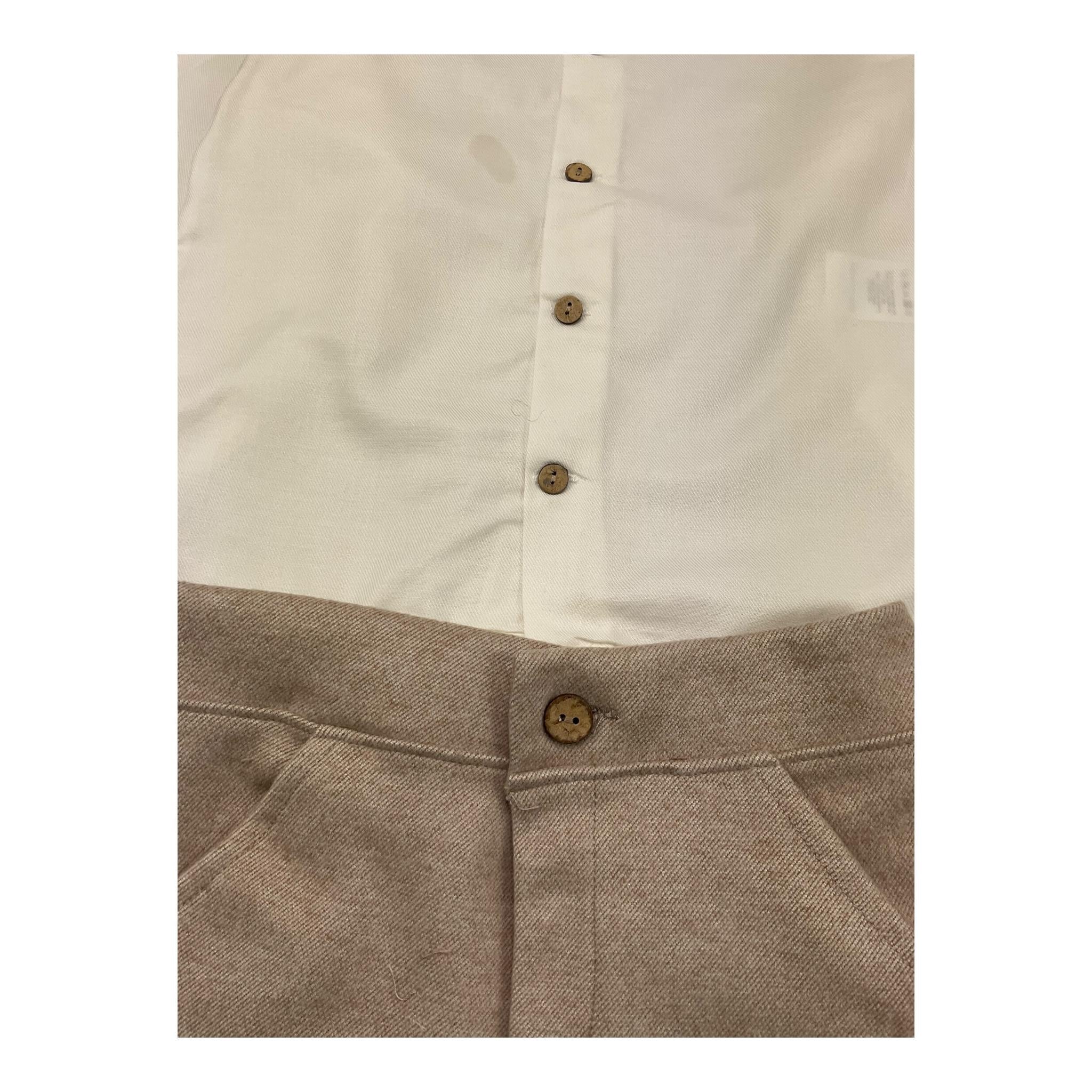CALAMARO completo 2 pezzi camicia-bermuda Sabbia per Neonato 11076 SABBIA CALAMARO 