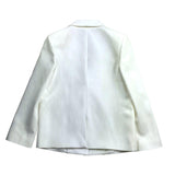 Patrizia Pepe Plain Jacket With White Button For Girls