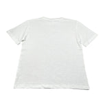 Lalalu' T-Shirt Girocollo Tinta Unita con Stampa per Bambino TSL130PB BIANCO LALALU' 