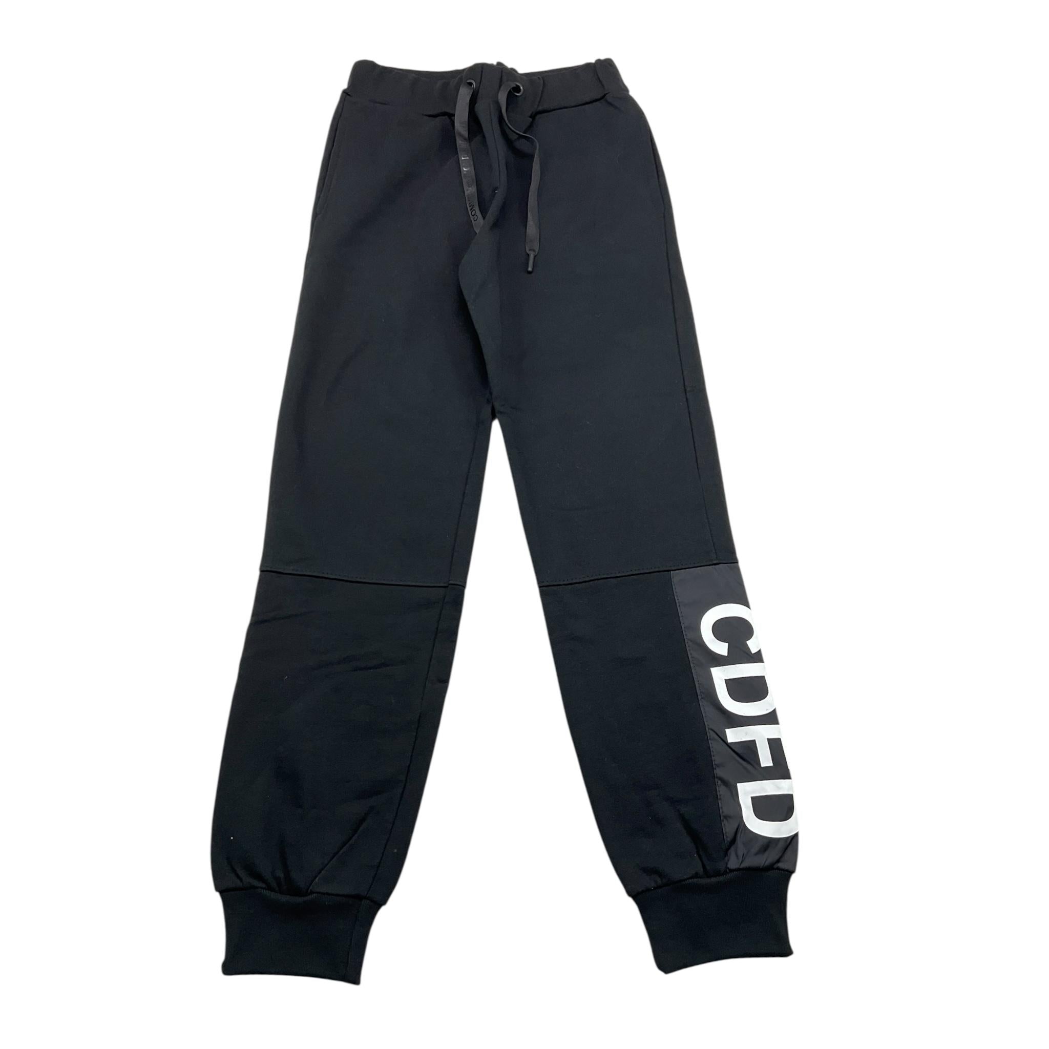 COMME DES FUCKDOWN pantalone tuta tinta unita Nero per Bambino PFCD0307J NERO COMME DES FUCKDOWN 